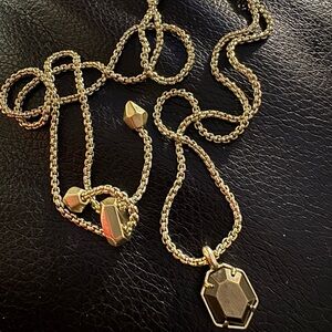 Kendra Scott Gold Geometric Pendant Necklace